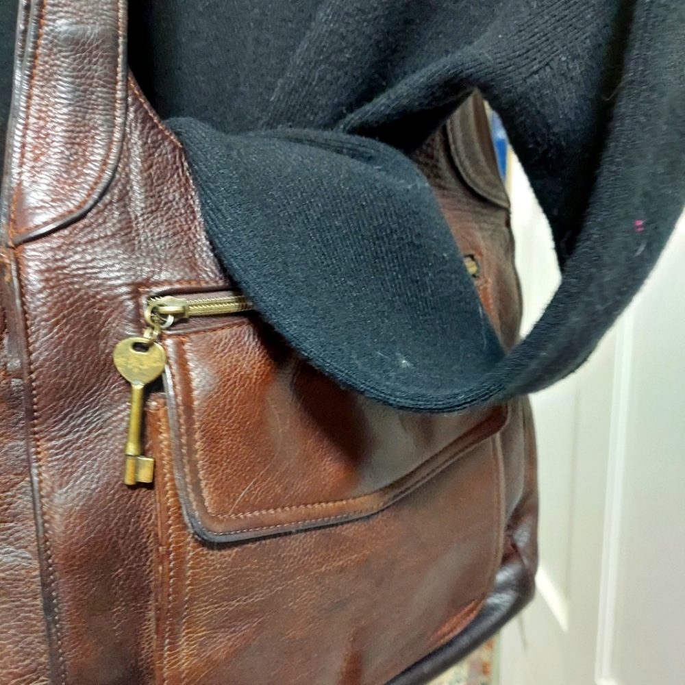 Vintage Designer Leather Handbag